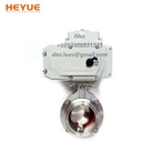 Elektrisk motoriseret sanitær sommerfugleventil