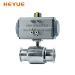 Pneumatisk sanitær kugleventil